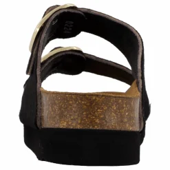 Scholl Ilary 2 Straps Fur Ad Black Svart Clearance