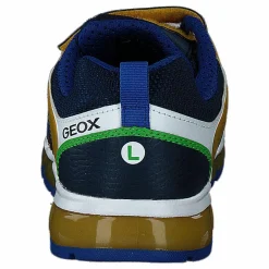Geox J Android B. A - Nylon+dbk Royal/yellow Blå och Svart New