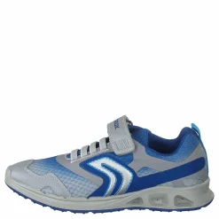 Geox J Dakin Boy Grey/royal Blå Online