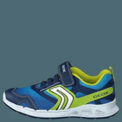 Geox J Dakin Boy Navy/lime Blå Sale
