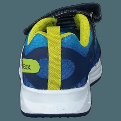 Geox J Dakin Boy Navy/lime Blå Sale