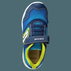 Geox J Dakin Boy Navy/lime Blå Sale