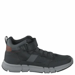 Geox J Flexyper Boy Black/grey Svart New