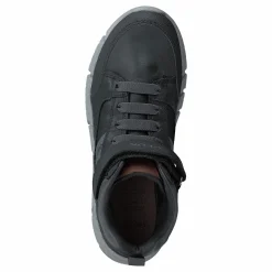 Geox J Flexyper Boy Black/grey Svart New