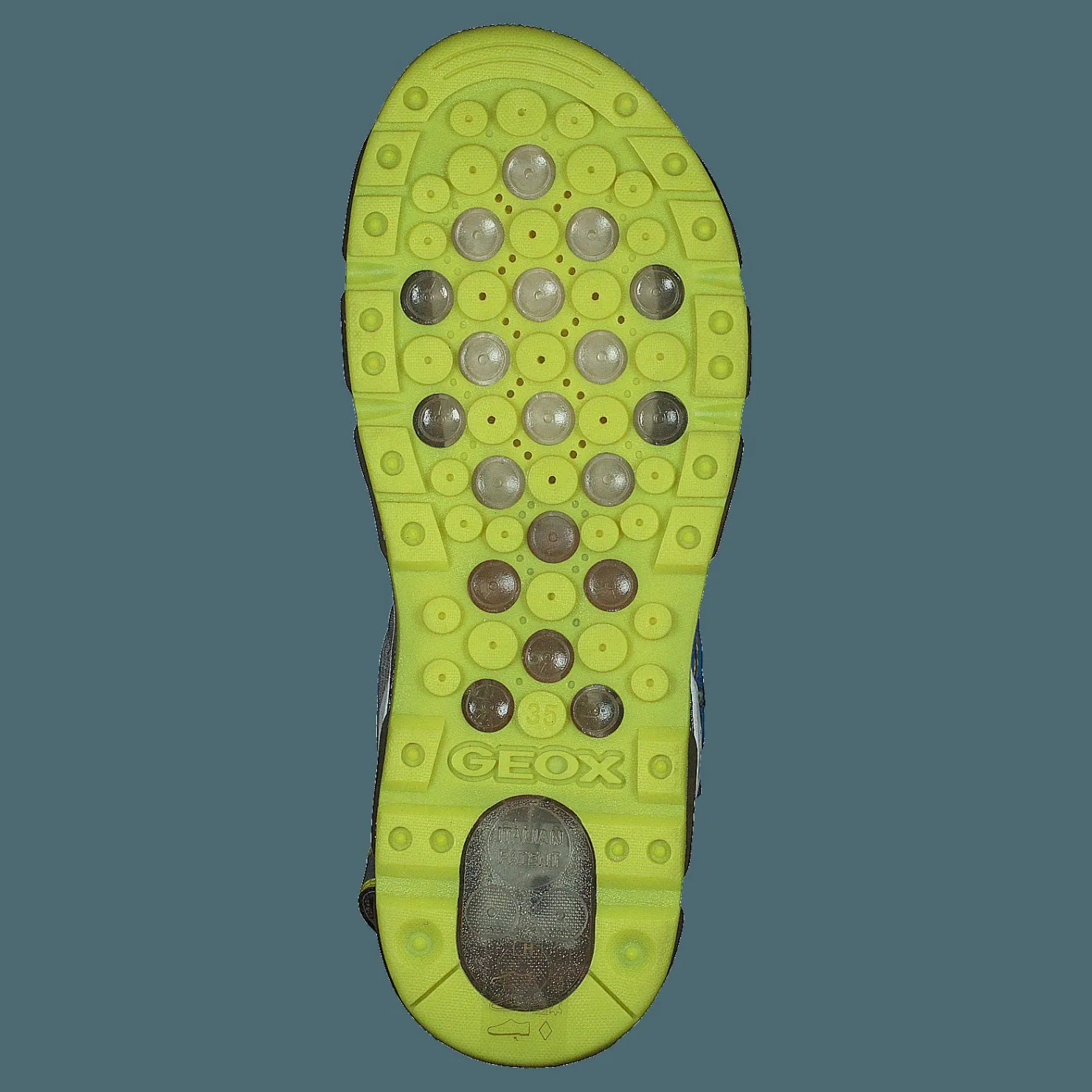 Geox J Sandal Android Boy Grey/lime Grå Hot