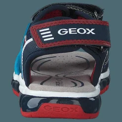 Geox J Sandal Android Boy Navy/red Blå Hot
