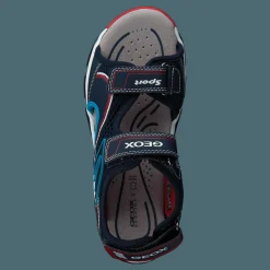 Geox J Sandal Android Boy Navy/red Blå Hot