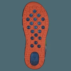 Geox J Sandal Android Boy Royal/orange Grå och Blå Discount