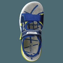 Geox J Sandal Flexyper Bo Navy/lime Blå
