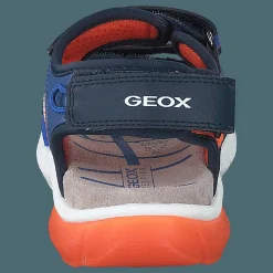 Geox J Sandal Flexyper Boy Navy/orange Blå Hot