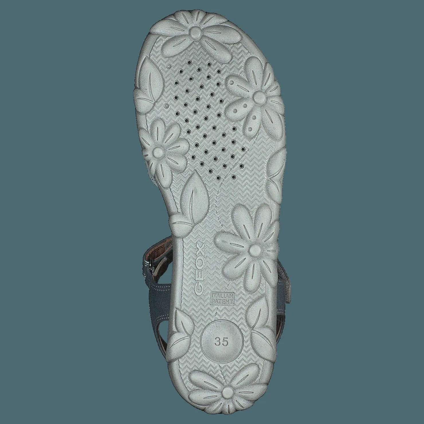Geox J Sandal Haiti Girl Silver Silver och Grå Best