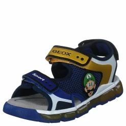 Geox J S.android B Royal/yellow Blå Outlet