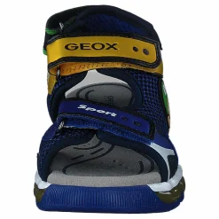 Geox J S.android B Royal/yellow Blå Outlet
