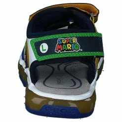 Geox J S.android B Royal/yellow Blå Outlet