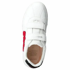 Geox J Skylin Girl Pink/white Vit Outlet