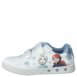 Geox J Skylin Girl White/sky Vit