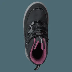 Geox J Sleigh Girl B Abx Black/fuchsia Svart
