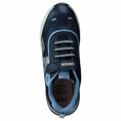 Geox J Spaceclub Girl Navy/sky Blå Hot