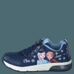 Geox J Spaceclub Girl Navy/sky Blå Discount