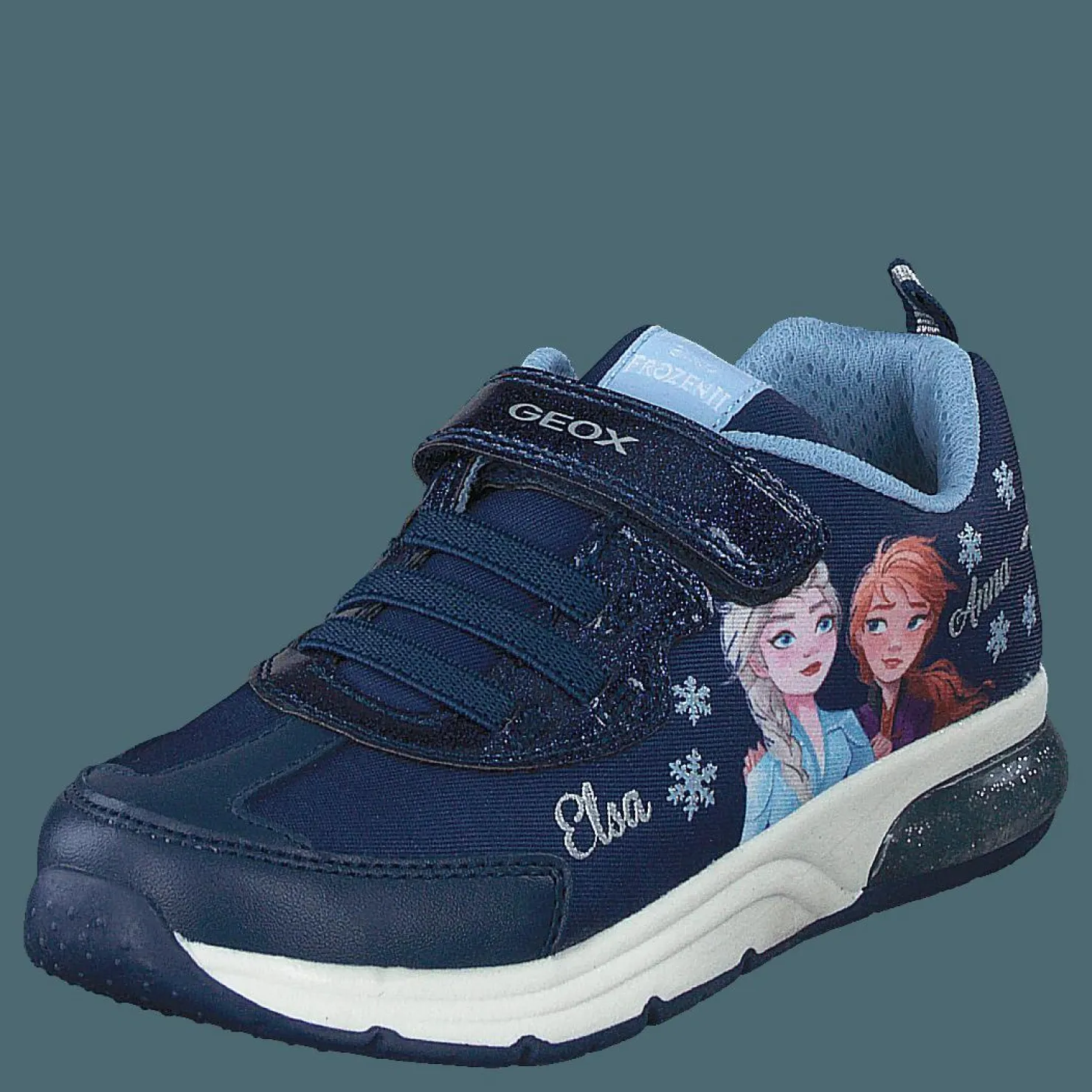 Geox J Spaceclub Girl Navy/sky Blå Discount