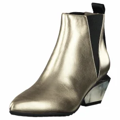 United Nude Jacky Tek Bootie Mid Gold Guld och Beige Best