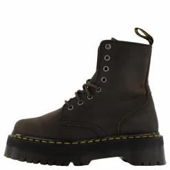 Dr Martens Jadon Charcoal Grey Burnished Waxy P Brun