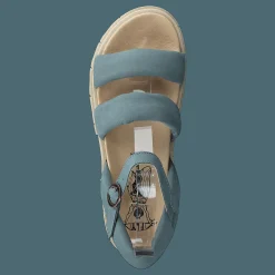 Fly London Jela864fly Pale Blue Brun, Beige och Turkos Clearance