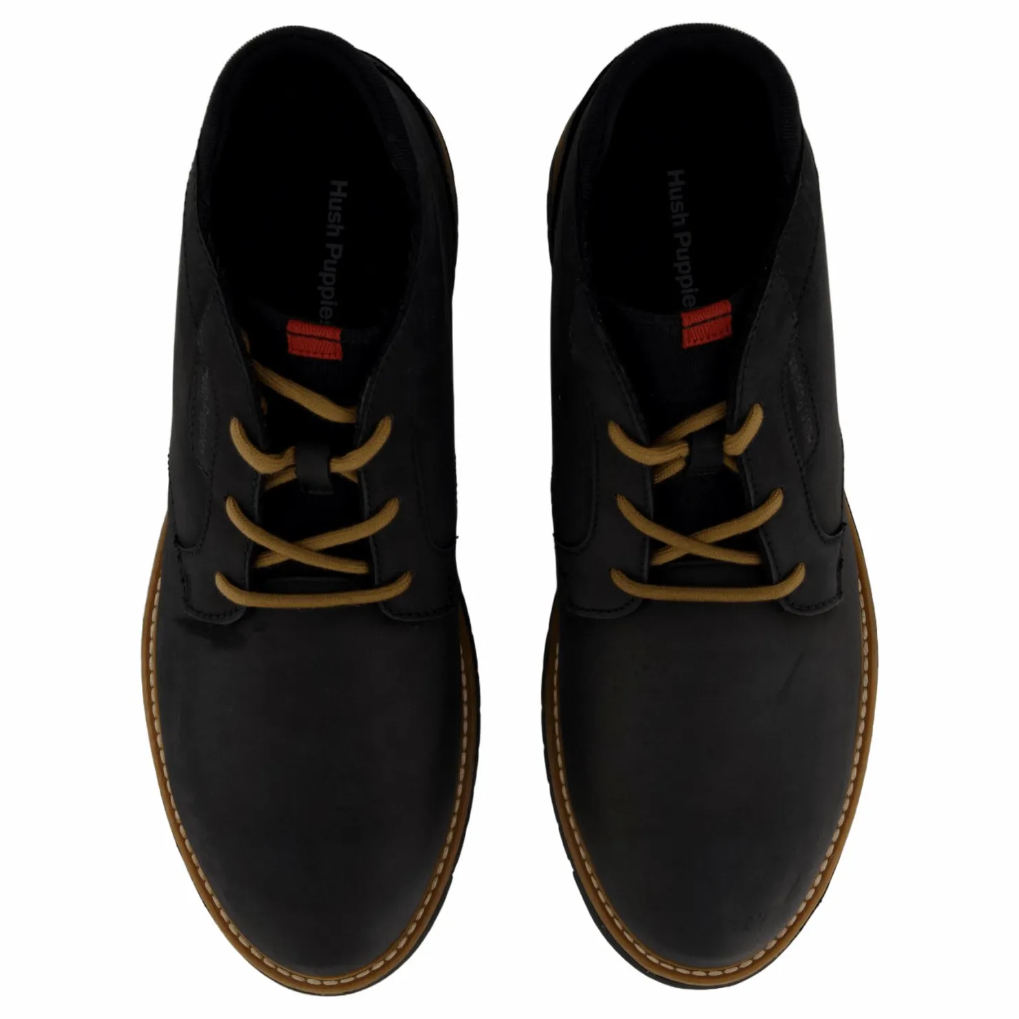 Hush Puppies Jenson Chukka Bold Black Nubuck Svart Outlet