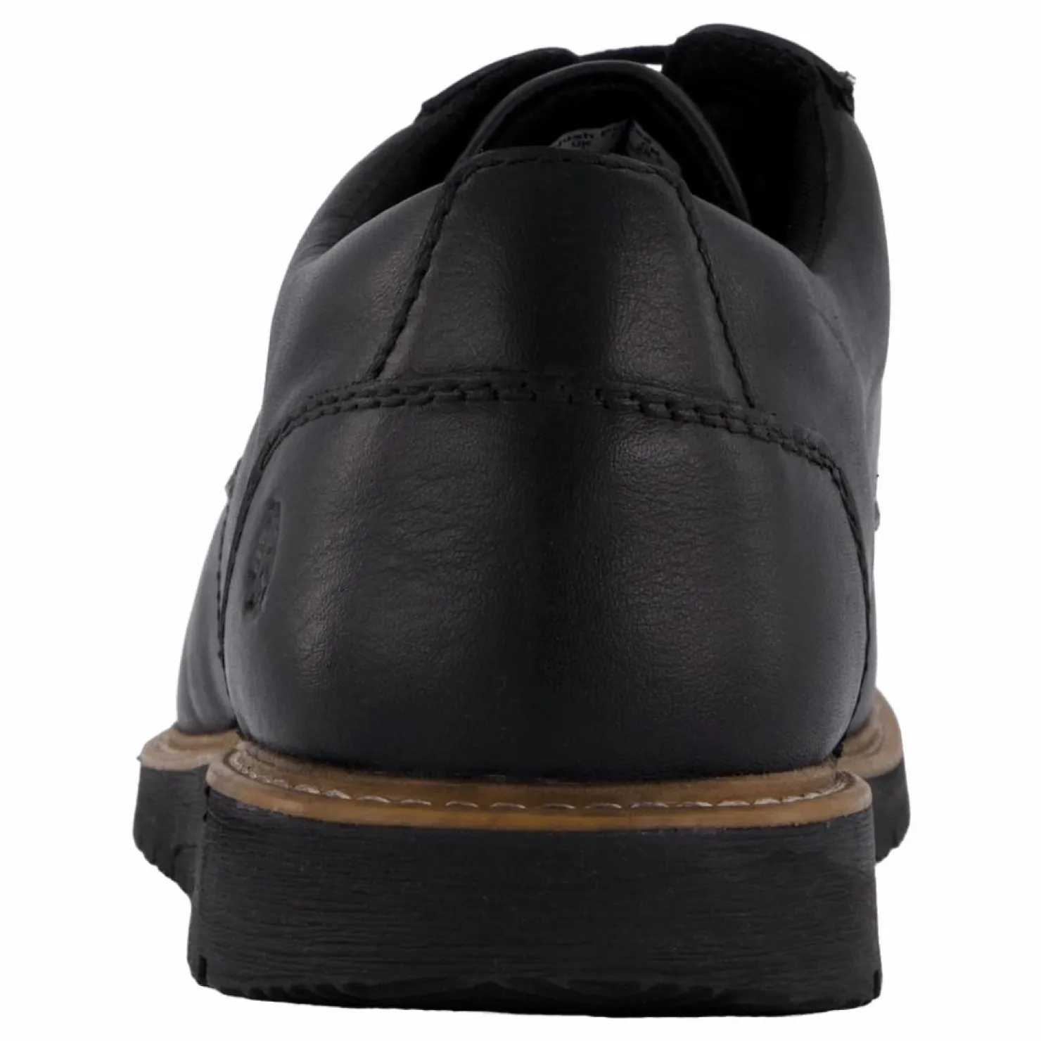 Hush Puppies Jenson Oxford Bold Black Leather Svart Discount