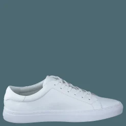 Polo Ralph Lauren Jermain Leather Sneaker White Vit Clearance