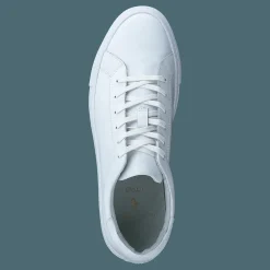 Polo Ralph Lauren Jermain Leather Sneaker White Vit Clearance