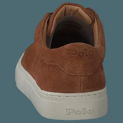 Polo Ralph Lauren Jermain Suede Sneaker Snuff Brun Outlet