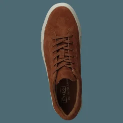 Polo Ralph Lauren Jermain Suede Sneaker Snuff Brun Outlet