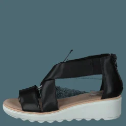 Clarks Jillian Rise Black Leather Svart