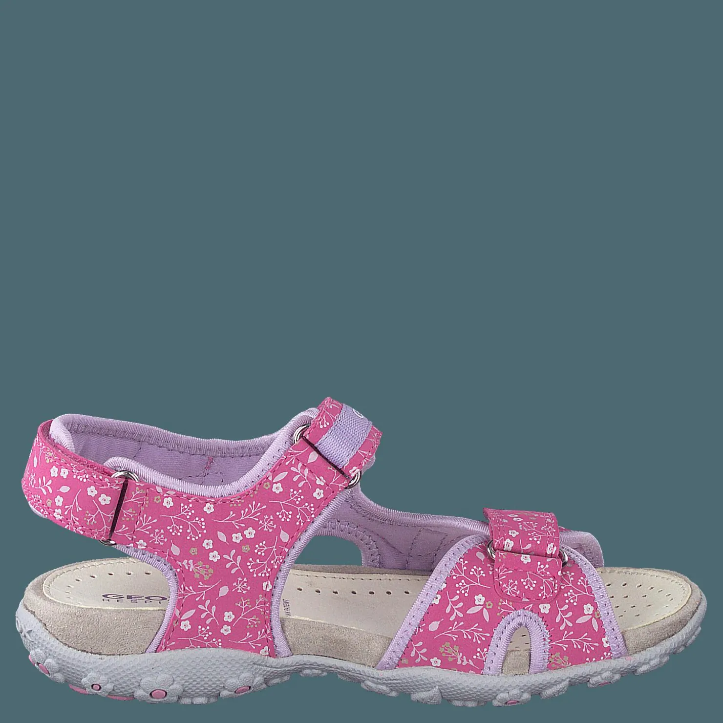 Geox Jr Sandal Roxanne Fuchsia/lilac Grå och Rosa Hot