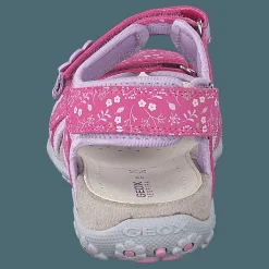 Geox Jr Sandal Roxanne Fuchsia/lilac Grå och Rosa Hot