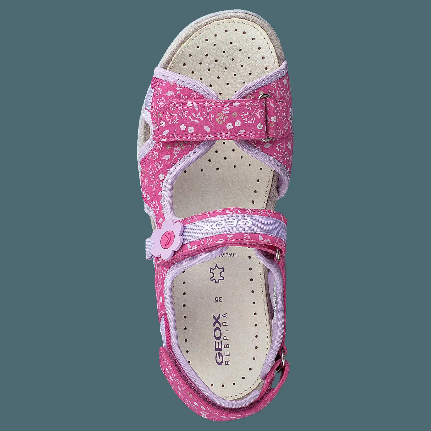 Geox Jr Sandal Roxanne Fuchsia/lilac Grå och Rosa Hot