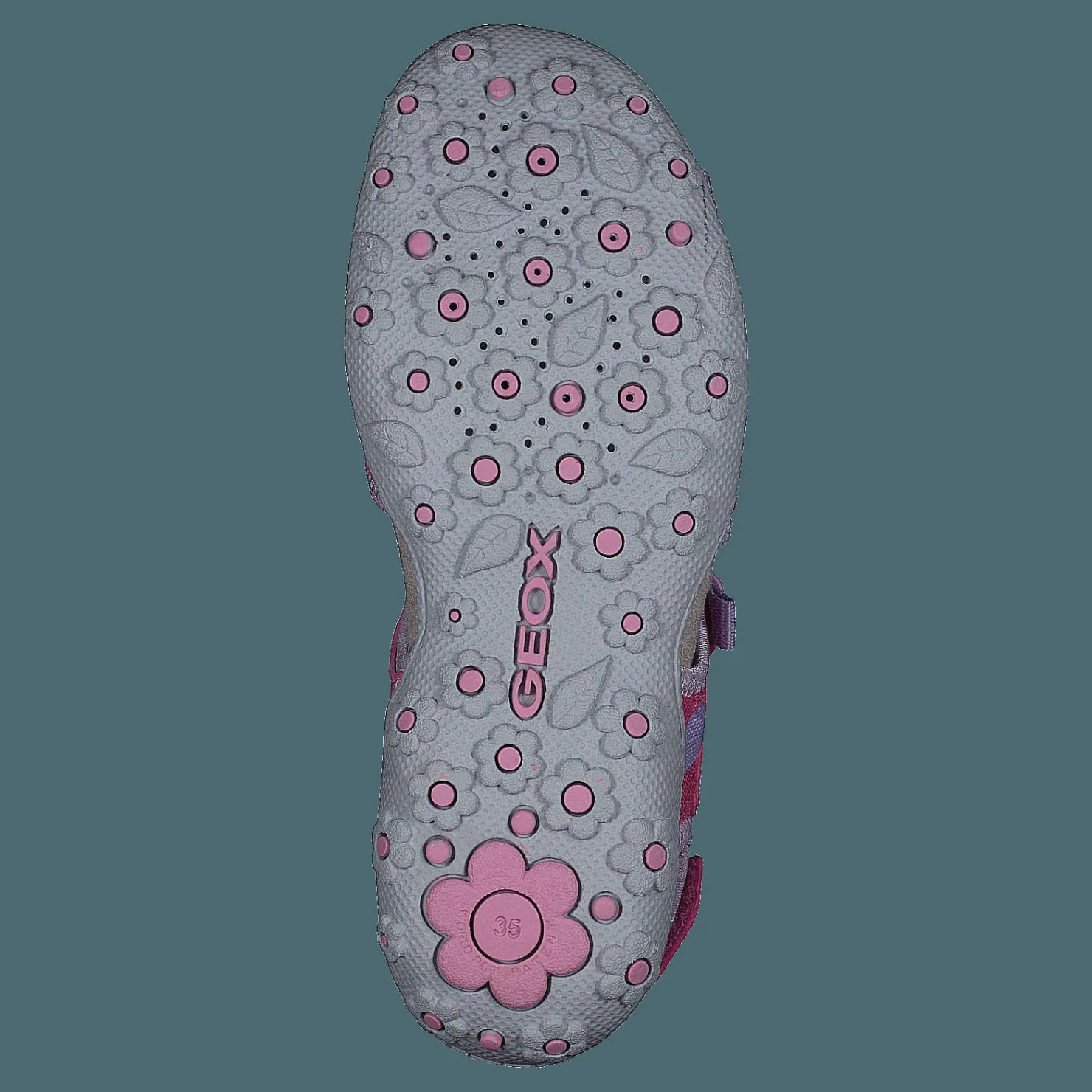 Geox Jr Sandal Roxanne Fuchsia/lilac Grå och Rosa Hot
