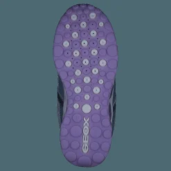 Geox Jr Shuttle Silver/lilac Silver och Blå Hot