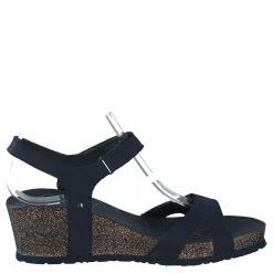 Panama Jack Julia Basics Nobuck Marino/navy Blå Sale