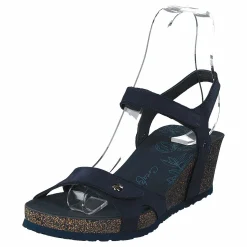 Panama Jack Julia Basics Nobuck Marino/navy Blå Sale
