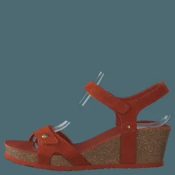 Panama Jack Julia Basics Nobuck Teja/tile Brun och Röd Clearance