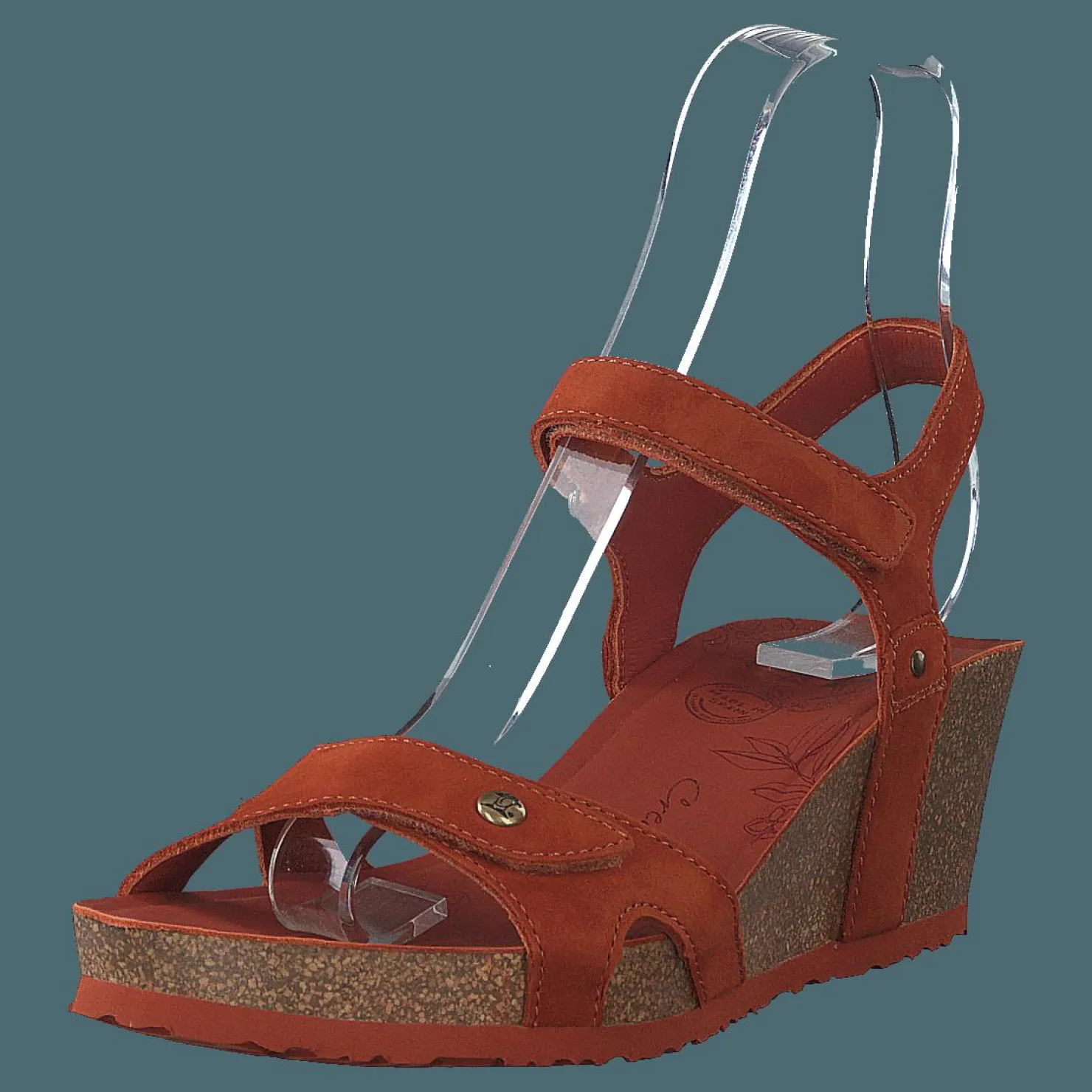 Panama Jack Julia Basics Nobuck Teja/tile Brun och Röd Clearance
