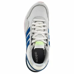 adidas 8K 2020 Shoes Chalk White / Glow Blue / Orbit Grey Blå och Vit Best