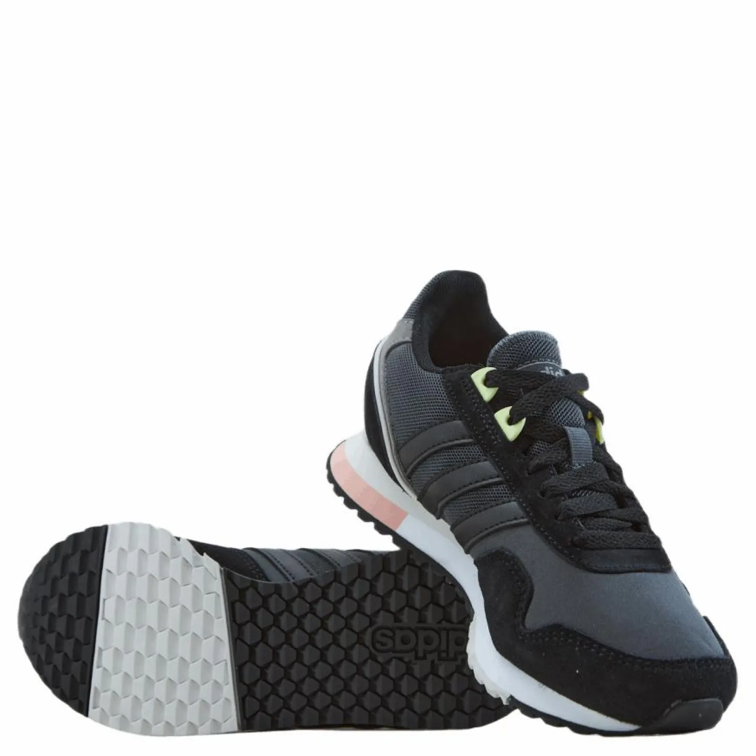 adidas 8K 2020 Shoes Core Black / Grey Six / Pink Spirit Svart Clearance