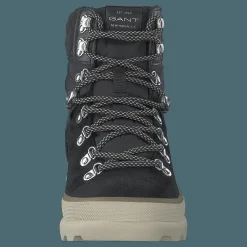 Gant Kaari Mid Lace Boot Black Svart Discount