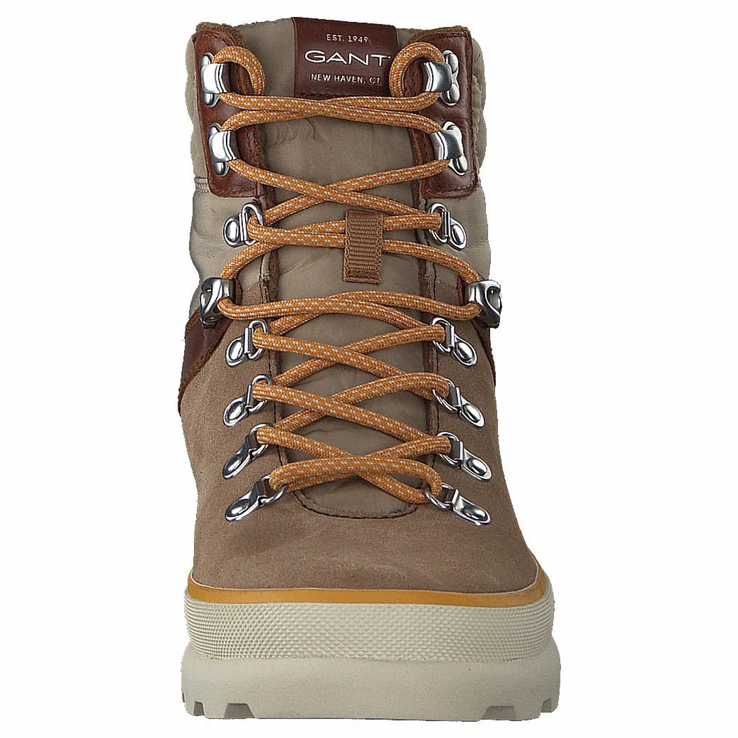 Gant Kaari Mid Lace Boot Warm Khaki Brun Best
