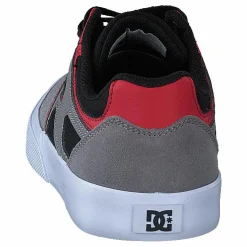 DC Shoes Kalis Vulc Grey/grey/red Grå Discount