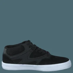 DC Shoes Kalis Vulc Mid Black/black/white Svart Outlet