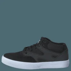 DC Shoes Kalis Vulc Mid Black/white Svart Outlet